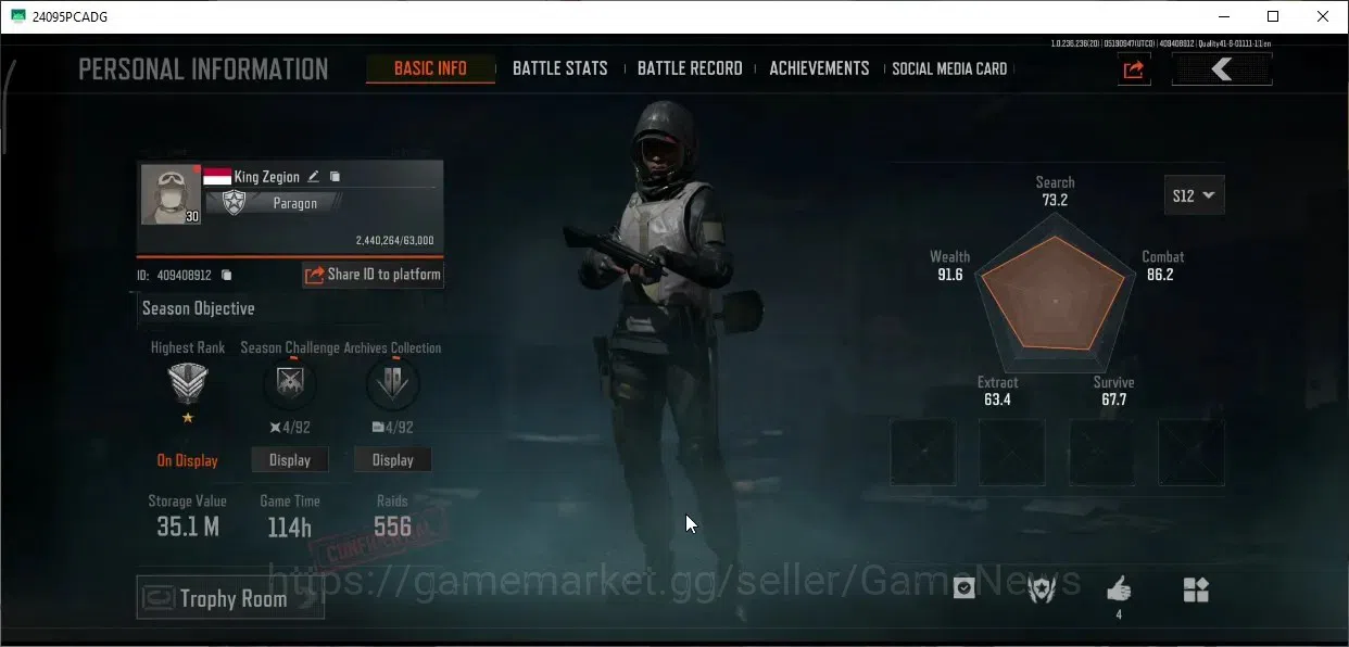 Arena Breakout Accounts MOBILE Lv30|SV 35M|CV 13M|Wire Set,Urban Sports|GM image 2