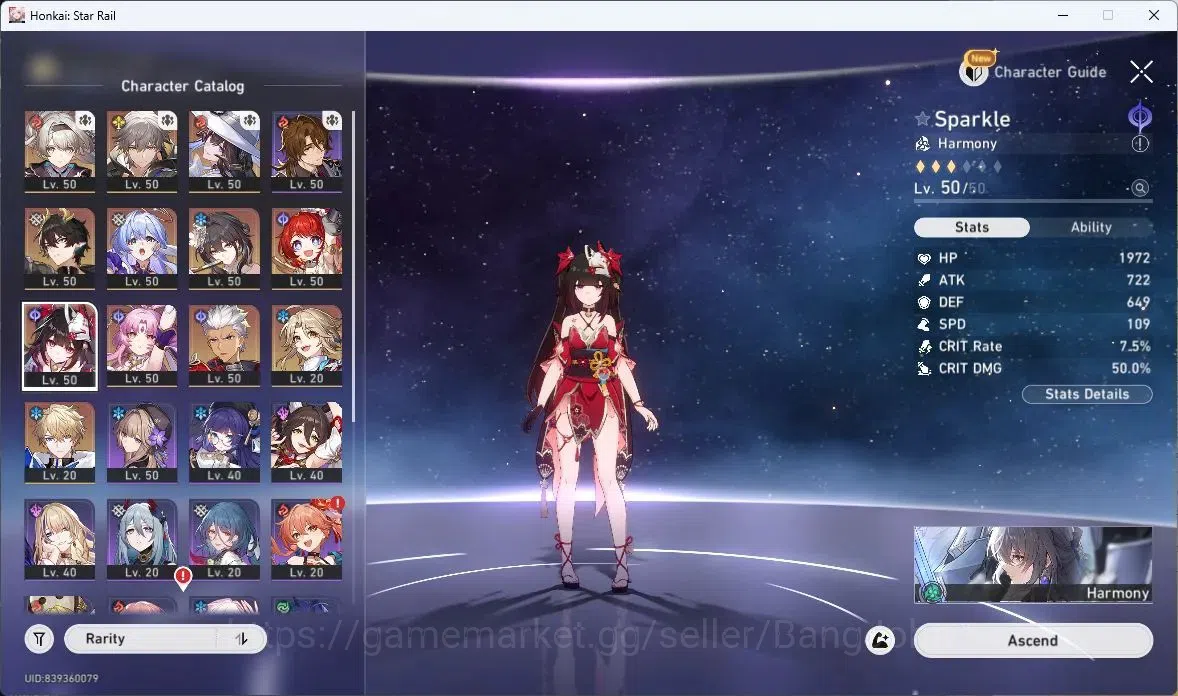 Honkai Star Rail Accounts ASIA | TL40 | Firefly, The Dahlia, Dan Heng IL, Ro image 7