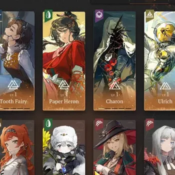 Reverse: 1999 Accounts Starter Global|Lv 26|7 SSR 1 Limited| Paper Heron |Tooth Fairy P1,Charon P1,An-an