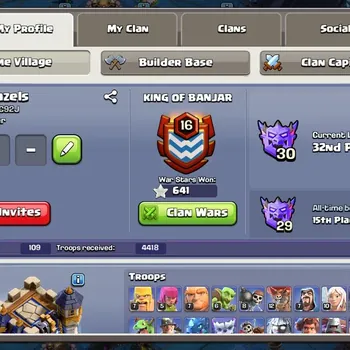 Clash of Clans Accounts High-End TH18-BH10|HH11|Lv.175|BK68,AQ60,MP33,GW34,RC36,DD12|BM26,BC19|5 Legendary & 4 Gold