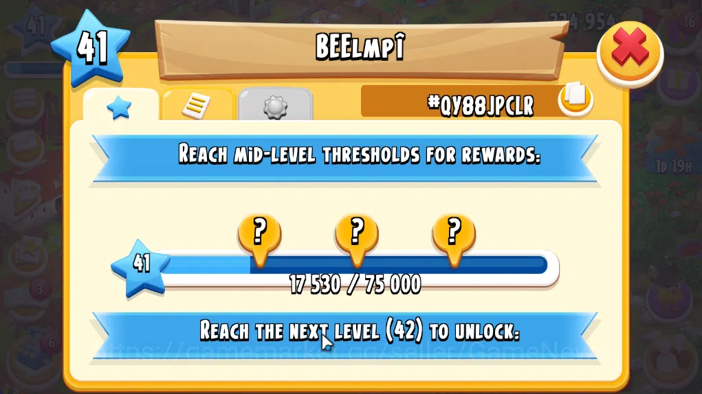 Hay Day Accounts Level 41 | Barn Storage 1050 + Silo Storage 625 | 234k Coins, 6 Diamonds |CN ON|Log Supercell ID|Take 10