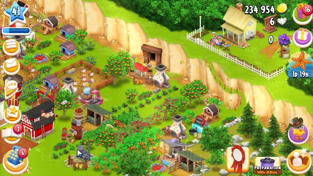 Hay Day Accounts Level 41 | Barn Storage 1050 + Silo Storage 625 | 234k Coins, 6 Diamonds |CN ON|Log Supercell ID|Take 2