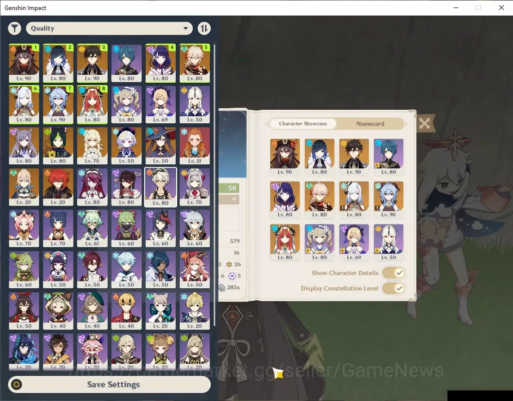 Genshin Impact Accounts ASIA|Hutao PremTeam+Homa|8 Limited + 7 (*5Weapon)| image 1