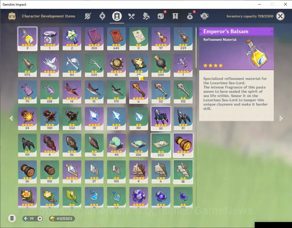 Genshin Impact Accounts ASIA|Hutao PremTeam+Homa|8 Limited + 7 (*5Weapon)| image 9