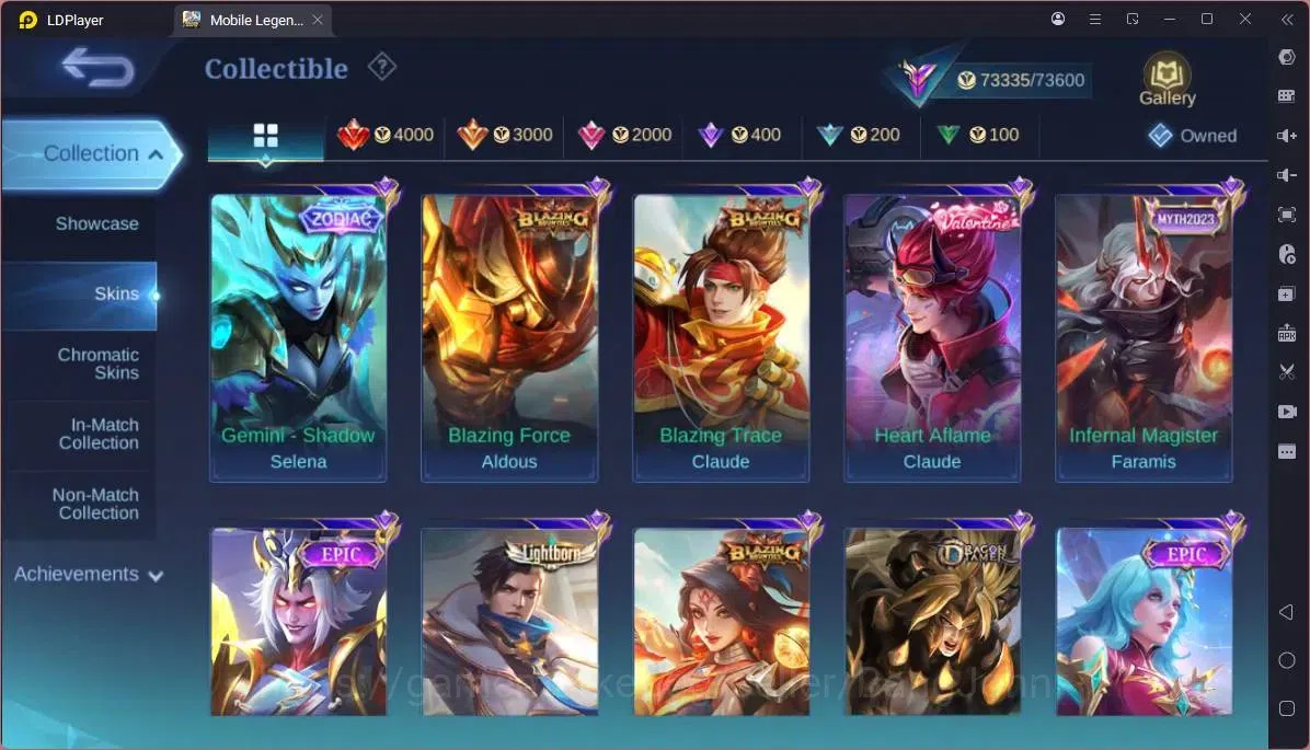 Mobile Legends: Bang Bang Accounts GLOBAL Hero 132 Skin 282|Aspirant Ruby|Prime Beatr image 3