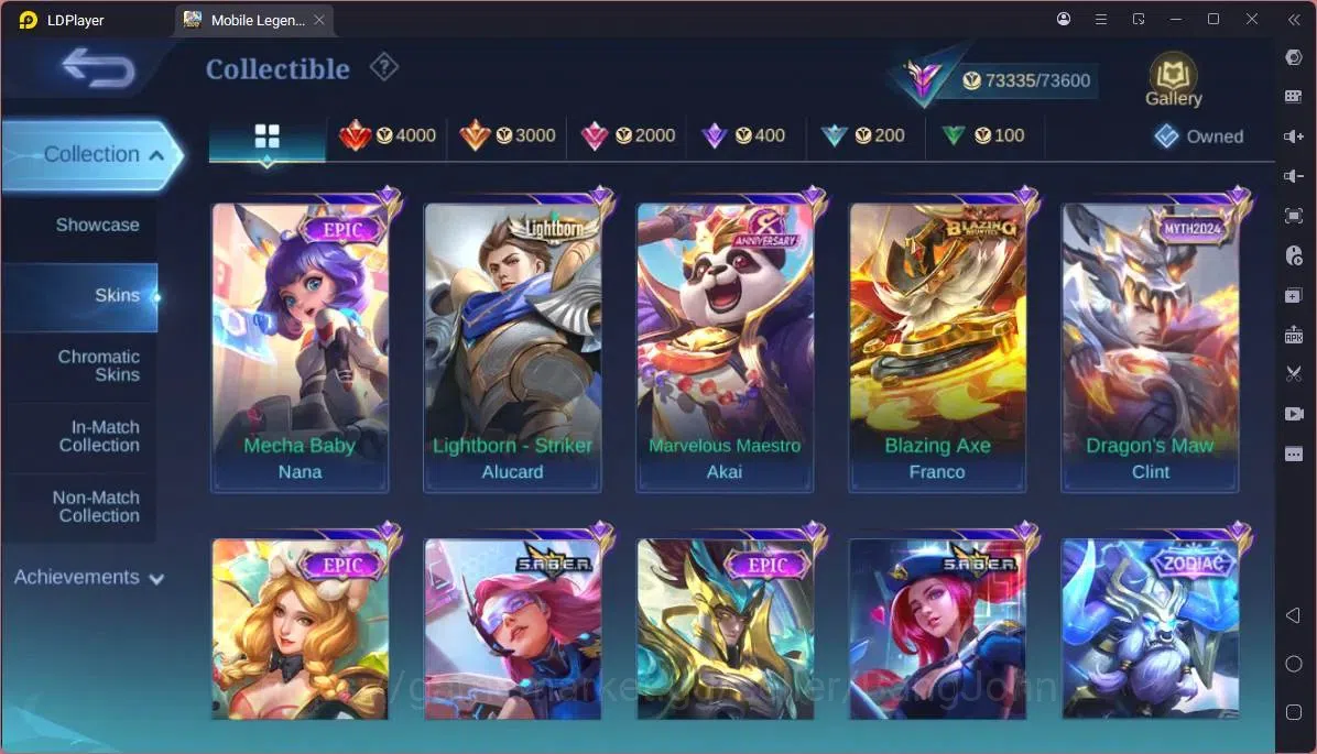 Mobile Legends: Bang Bang Accounts GLOBAL Hero 132 Skin 282|Aspirant Ruby|Prime Beatr image 8