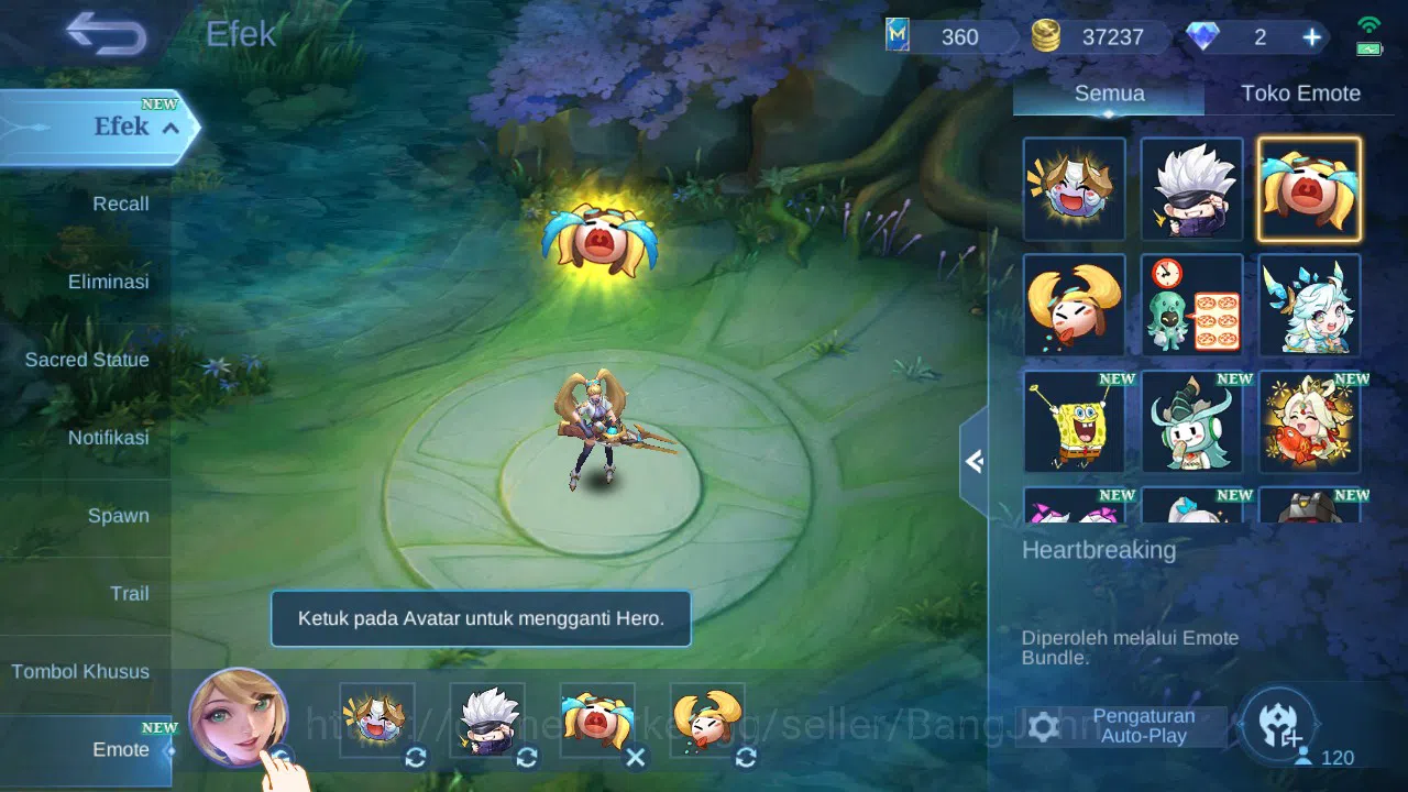 Mobile Legends: Bang Bang Accounts GLOBAL Hero 120 Skin 192 | Prime Granger | Zodiac  image 15