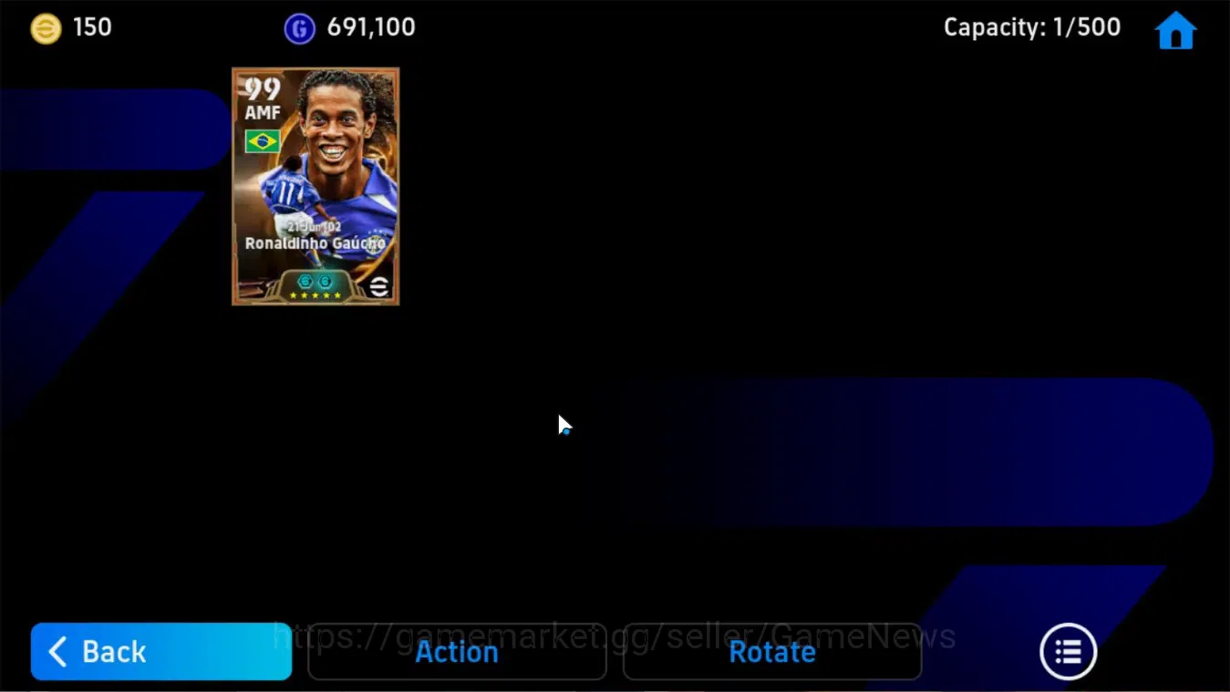 eFootball Accounts Android|Big Time Ronaldinho Gaucho 21 Jun'02,Ousma image 4