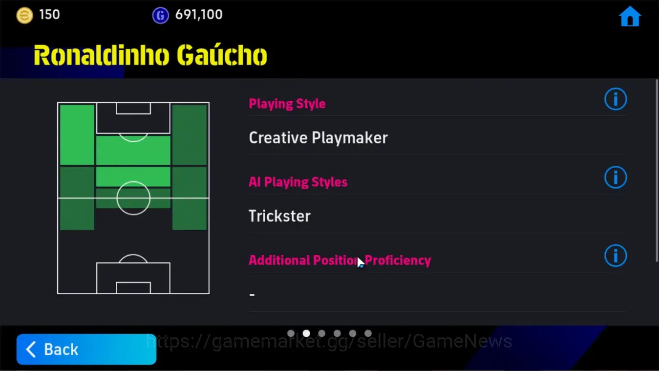 eFootball Accounts Android|Big Time Ronaldinho Gaucho 21 Jun'02,Ousma image 7
