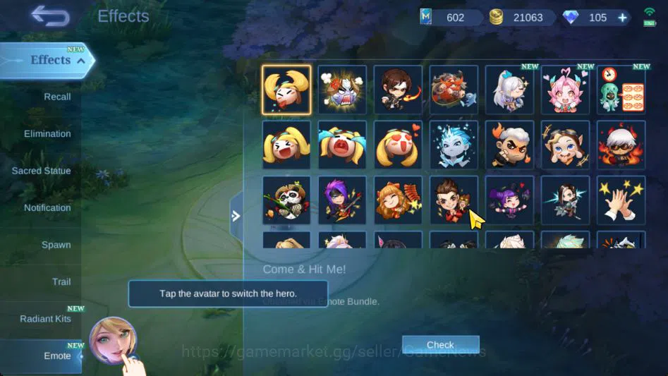 Mobile Legends: Bang Bang Accounts Collector Hero 90|Skin 142|Max Emblem|LBox[Franco,Karrie],Cyclops SpongB,LB Tigreal,2 15