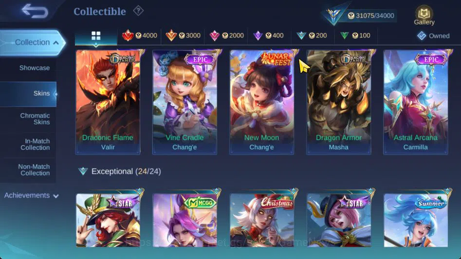 Mobile Legends: Bang Bang Accounts Collector Hero 90|Skin 142|Max Emblem|LBox[Franco,Karrie],Cyclops SpongB,LB Tigreal,2 9