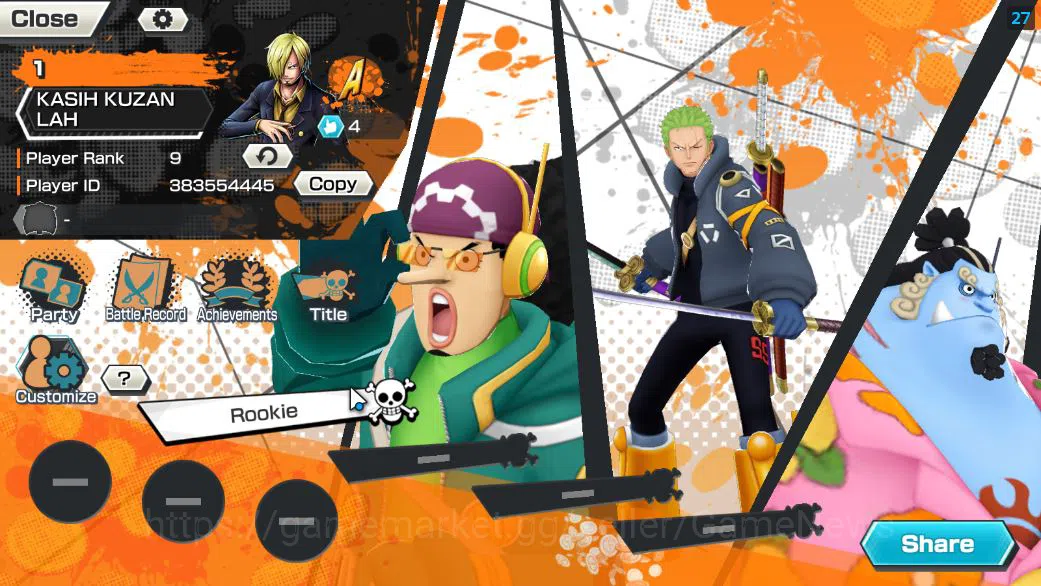 One Piece Bounty Rush Accounts Global|3 EX|BP Kuzan,AMS[Borsalino],5Elder St.Satu image 2