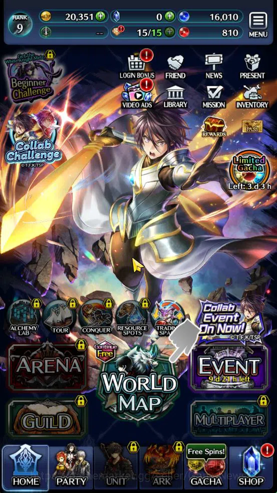 Last Cloudia Accounts GLOBAL | Starter Rank 9 | Hinata Sakaguchi, AoG La image 6