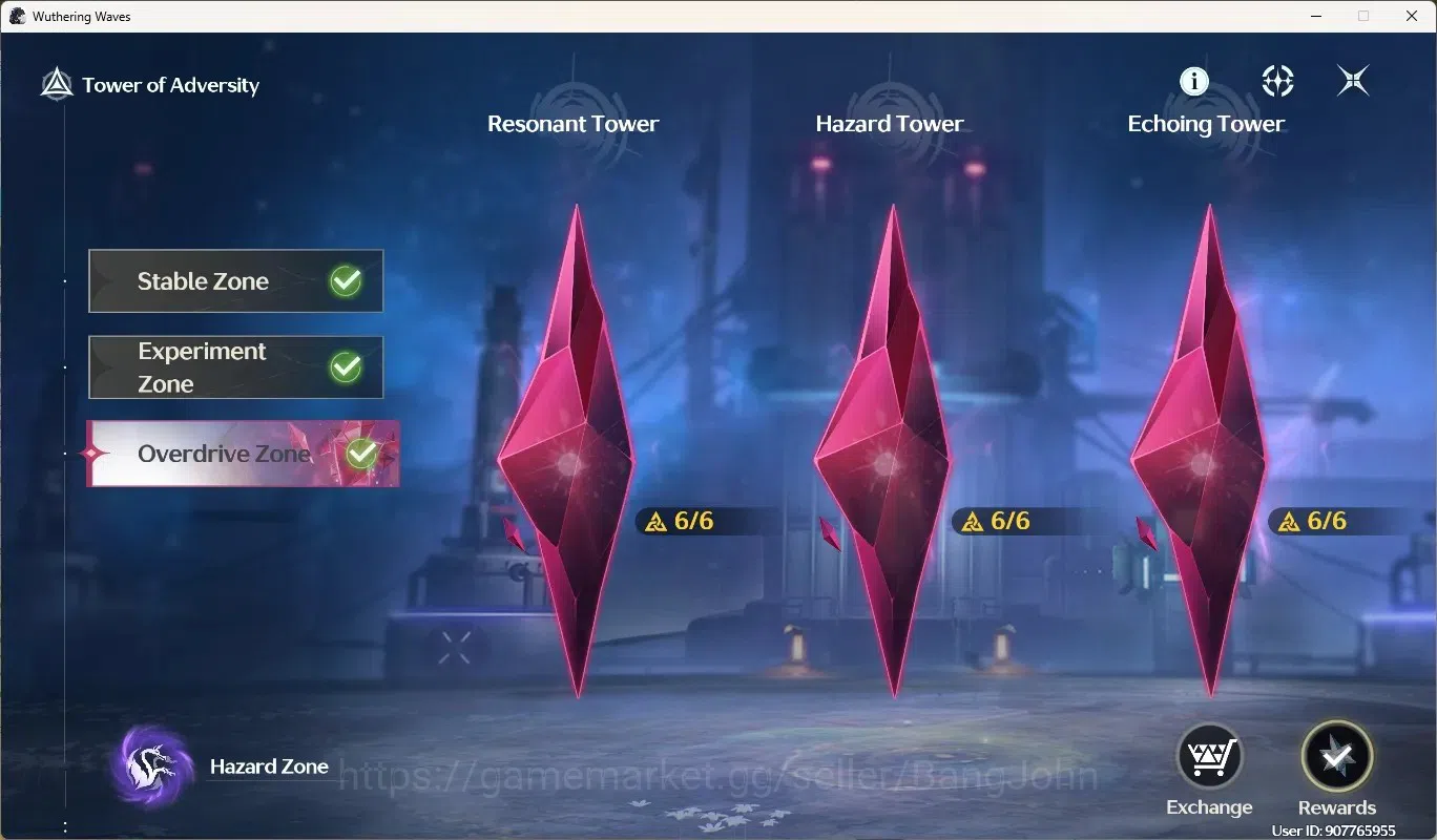 Wuthering Waves Accounts Others SEA|UL 51|Rank 6|4 Char Limited [Lucy Rc3,Rebecca Rc3]+Sign,Shorekeeper| Mc Female 7