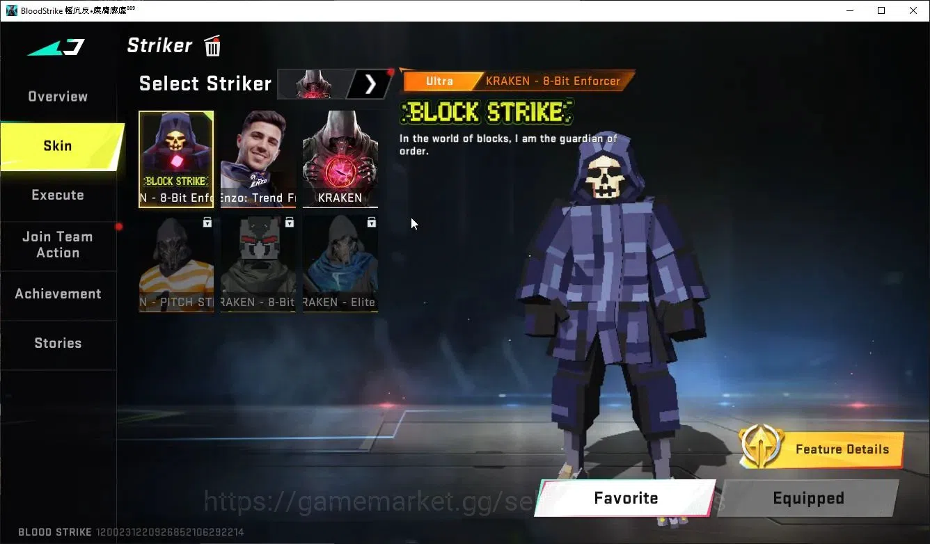 Blood Strike Accounts ASIA|MELEE LightBlade+Collab ENZO-Kraken,TR MCX,FN image 12