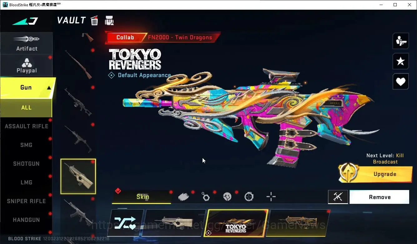 Blood Strike Accounts ASIA|MELEE LightBlade+Collab ENZO-Kraken,TR MCX,FN image 16