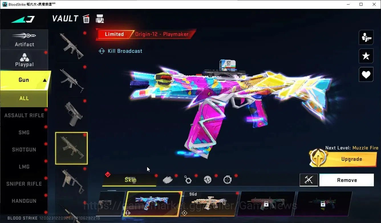 Blood Strike Accounts ASIA|MELEE LightBlade+Collab ENZO-Kraken,TR MCX,FN image 17