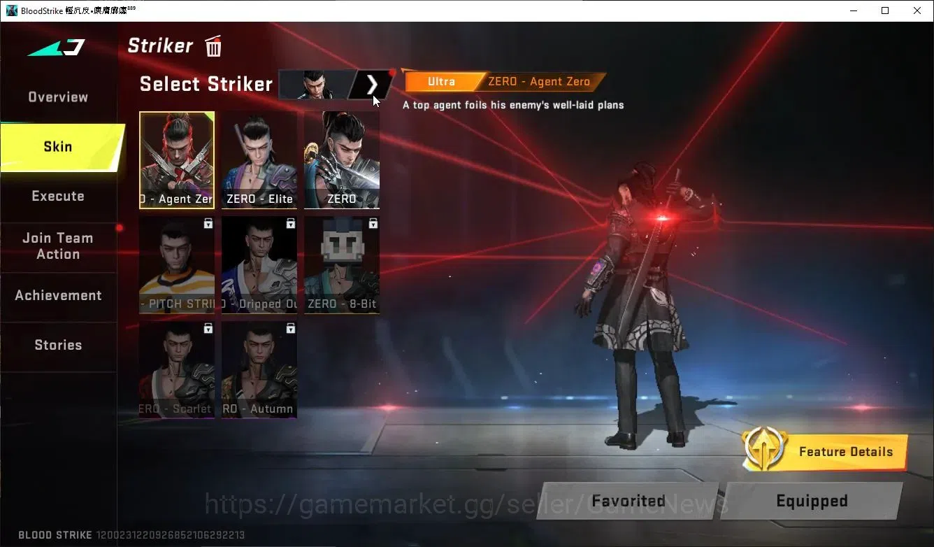 Blood Strike Accounts ASIA|MELEE LightBlade+Collab ENZO-Kraken,TR MCX,FN image 3