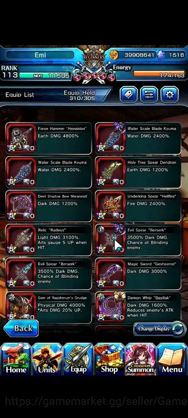 Grand Summoners Accounts Global|Rank 113|1518 cc|27 Ascend+6 TW|(Emiya,Fen, image 9