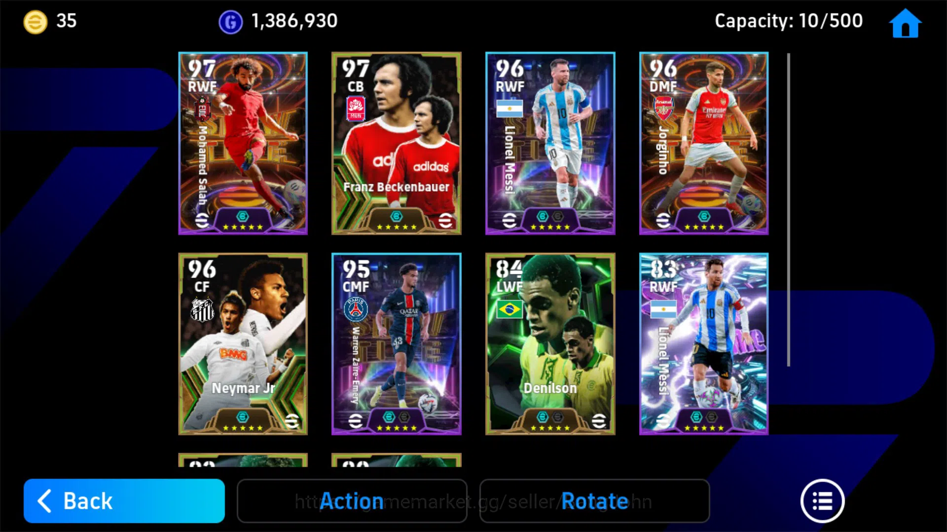 eFootball Accounts Android Power 3093 | salah blitz Detail In SS EFB2 image 3