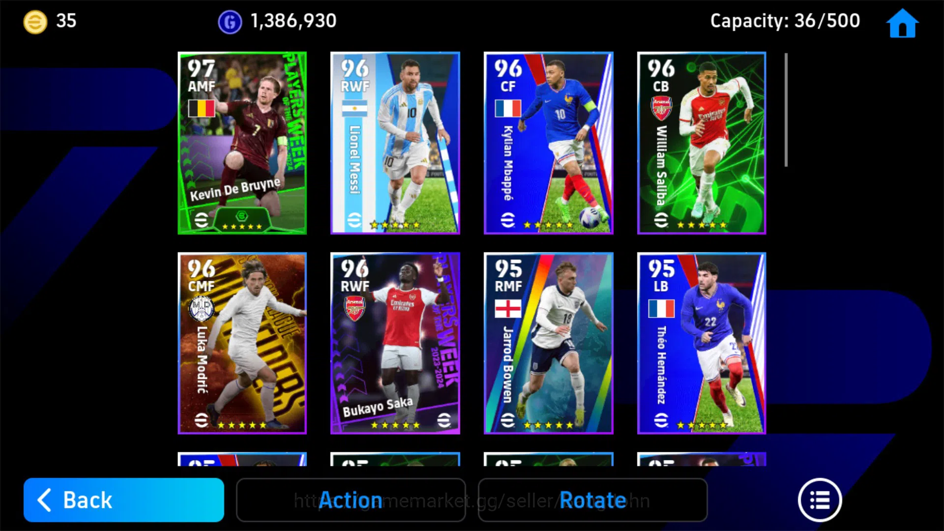 eFootball Accounts Android Power 3093 | salah blitz Detail In SS EFB2 image 5