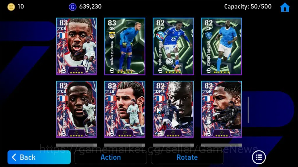 eFootball Accounts Legends & Iconic Players Android|National Team Pack France 2026|BigTime K.Kvaratskhelia,Epic Dimitar 17