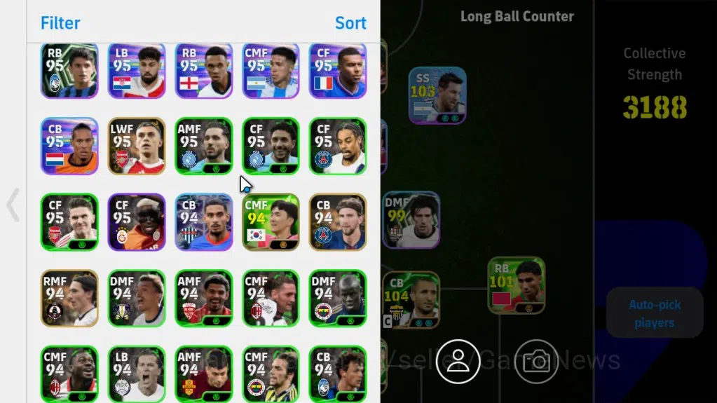 eFootball Accounts Legends & Iconic Players Android|National Team Pack France 2026|BigTime K.Kvaratskhelia,Epic Dimitar 3