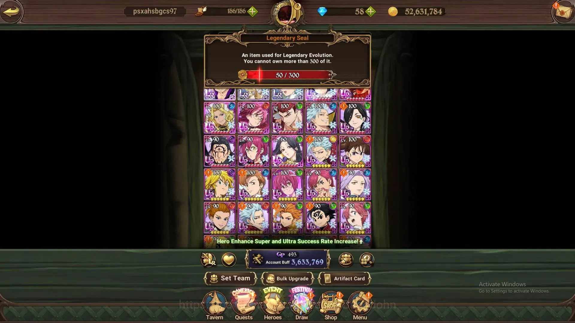 The Seven Deadly Sins: Grand Cross Accounts Global|3.6M CC|50 LS|LR Mesis 5/6| UR Menor 3/6, G image 18