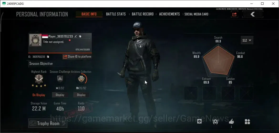 Arena Breakout Accounts MOBILE|Lvl 30|SV 22,2M|CV 16,4M| 1 Utopia |2 Set S image 2