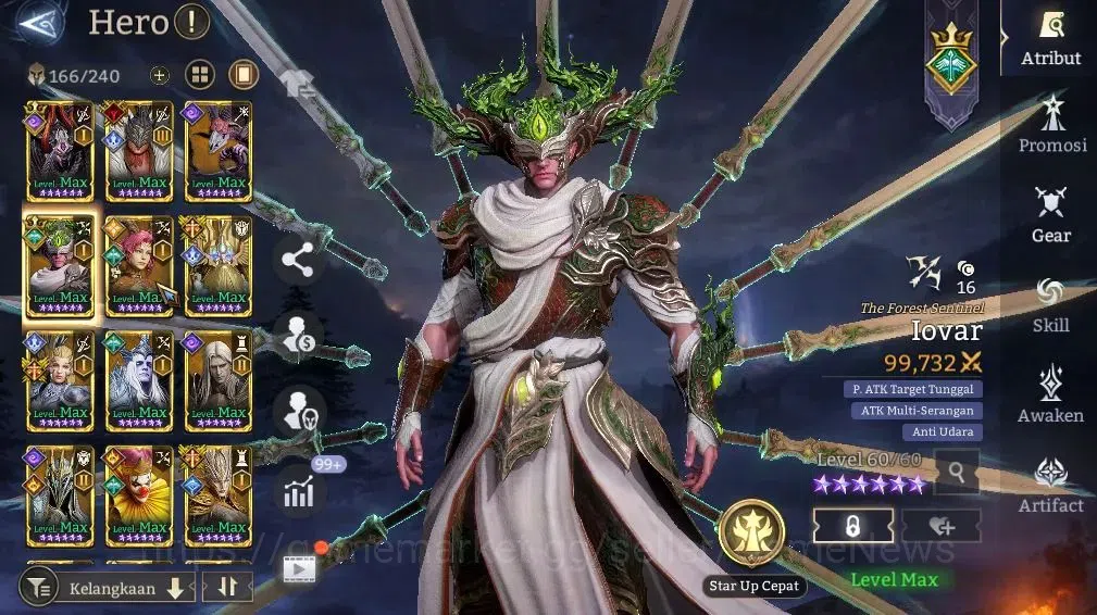 Watcher of Realms Accounts End-Game GLOBAL 60x|Lv82|6.8M Power|5 Lord[Praetus,EzarethA1,IovarA1,Elddr,Aracha]+62 11