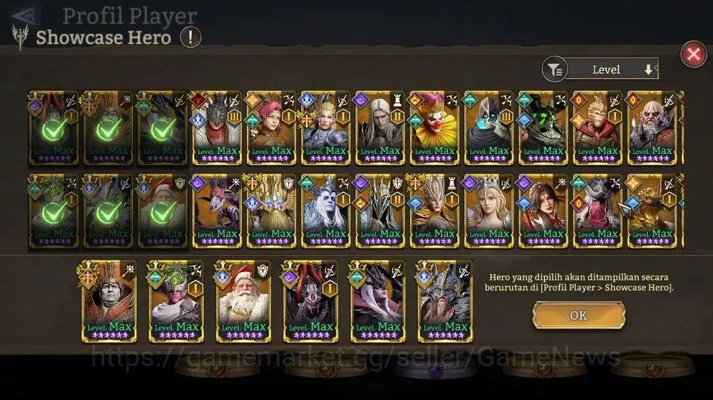 Watcher of Realms Accounts End-Game GLOBAL 60x|Lv82|6.8M Power|5 Lord[Praetus,EzarethA1,IovarA1,Elddr,Aracha]+62 17