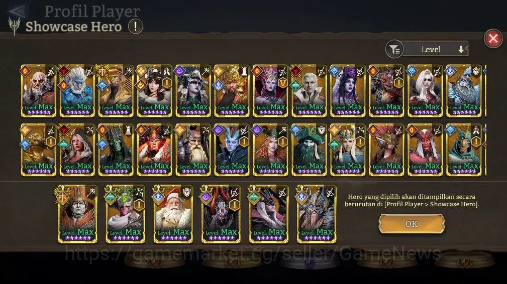Watcher of Realms Accounts End-Game GLOBAL 60x|Lv82|6.8M Power|5 Lord[Praetus,EzarethA1,IovarA1,Elddr,Aracha]+62 18