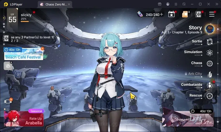 Chaos Zero Nightmare Accounts Asia |Lv.55|7 SSR|ArabellaEM3+Sign,Hilde,Rita,Chizuru,Hugo,Veronica,Orlea|Log Stove|More 1