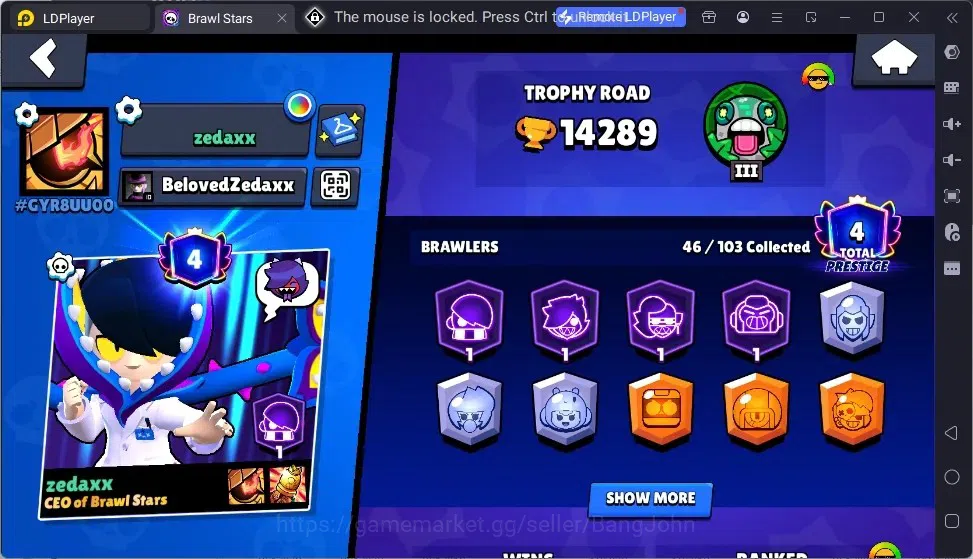 Brawl Stars Accounts Global | 14289 Thropy|46 Brawler|3 Max Hypercharge image 2