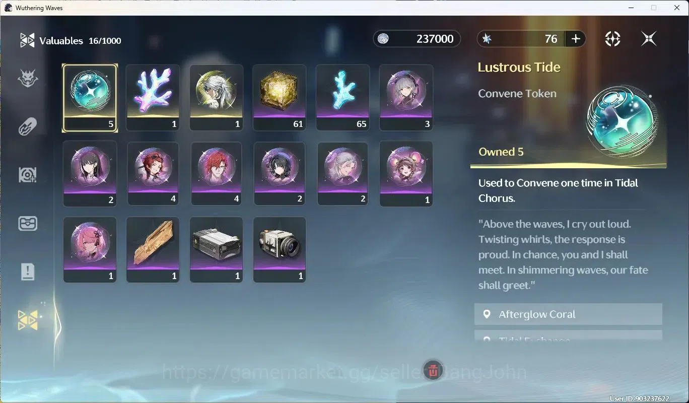 Wuthering Waves Accounts SEA |UL 4 | Rank 1 | Starter |2 Limited [Hiyuki, L image 14
