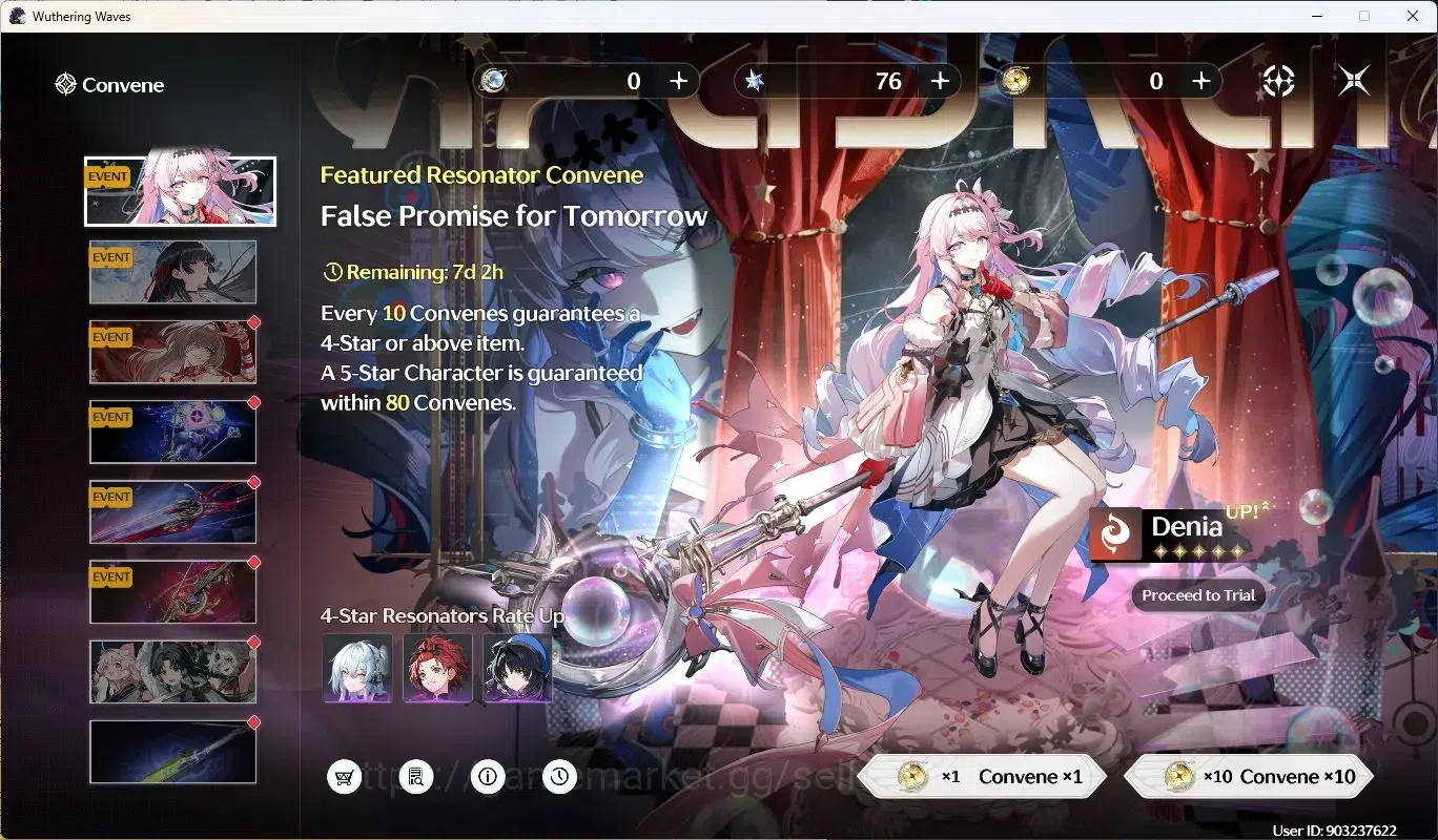 Wuthering Waves Accounts SEA |UL 4 | Rank 1 | Starter |2 Limited [Hiyuki, L image 7