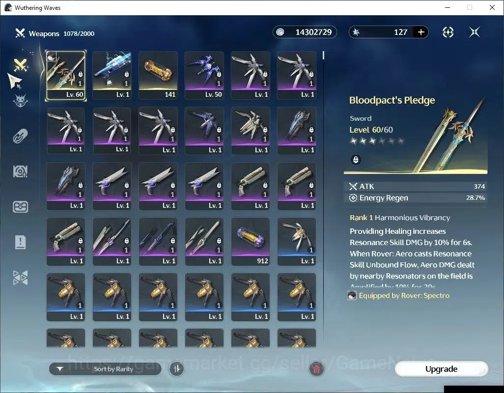 Wuthering Waves Accounts NA |UL 47|2 Limited| Lucy R4+Sign,Rebecca | 123 Lu image 5