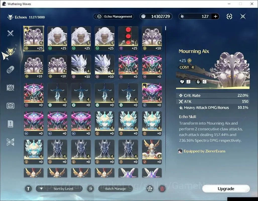 Wuthering Waves Accounts NA |UL 47|2 Limited| Lucy R4+Sign,Rebecca | 123 Lu image 6