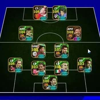 eFootball Accounts Legends & Iconic Players Android|Big Time Lionel Messi|18 Epic Fabio Cannavaro,Neymar Jr,Wayne