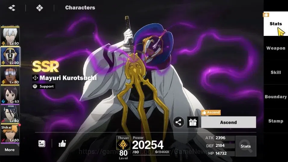 BLEACH: Soul Resonance Accounts NuverseSEA|LV 69|9 SSR [(UraharaB3,IchigoB1,AizenB image 18