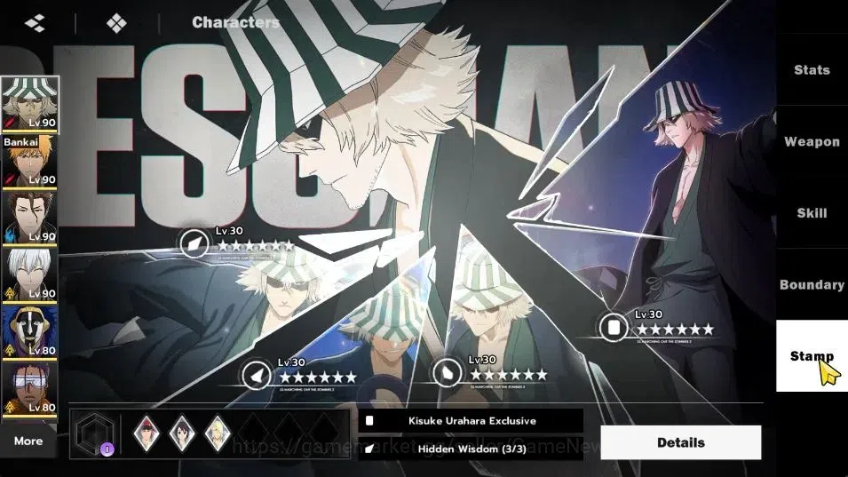 BLEACH: Soul Resonance Accounts NuverseSEA|LV 69|9 SSR [(UraharaB3,IchigoB1,AizenB image 6