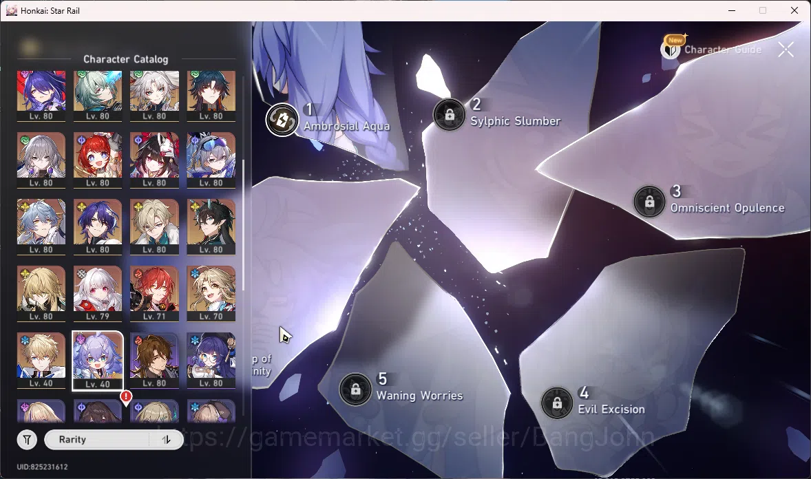 Honkai Star Rail Accounts ASIA | TL 70 | 24 Limit | Castorice+S1 | Hyacine E image 11