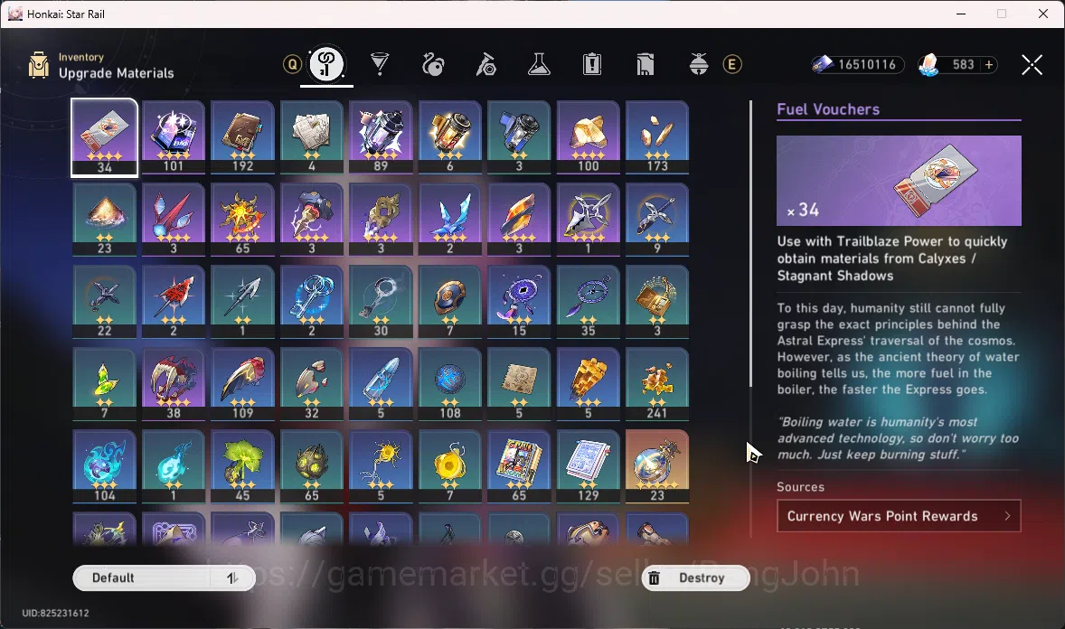 Honkai Star Rail Accounts ASIA | TL 70 | 24 Limit | Castorice+S1 | Hyacine E image 12