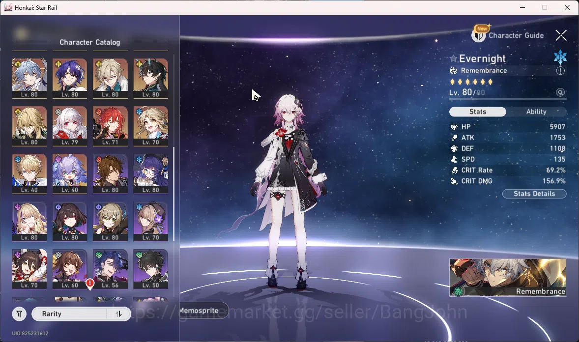 Honkai Star Rail Accounts ASIA | TL 70 | 24 Limit | Castorice+S1 | Hyacine E image 3