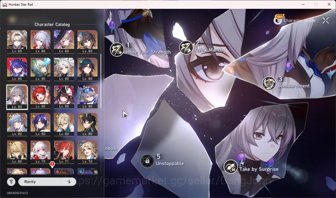 Honkai Star Rail Accounts ASIA | TL 70 | 24 Limit | Castorice+S1 | Hyacine E image 7