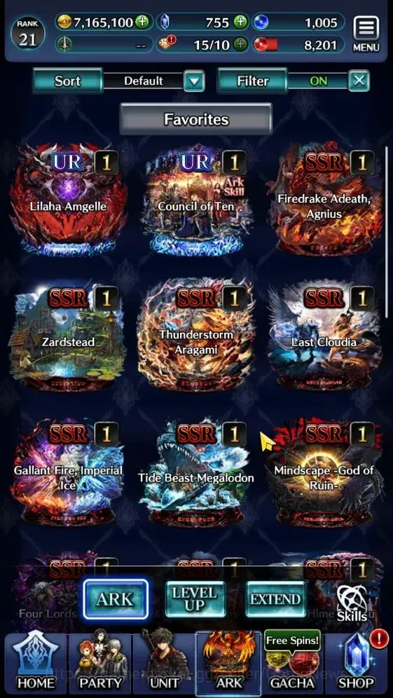 Last Cloudia Accounts GLOBAL | Rank 21 | Top Tier Unit [AoG Yuda, Lonard image 4