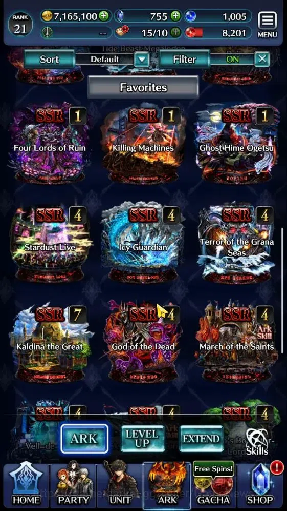 Last Cloudia Accounts GLOBAL | Rank 21 | Top Tier Unit [AoG Yuda, Lonard image 5