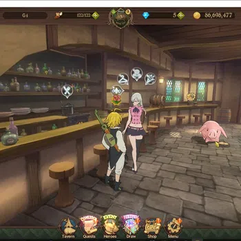 The Seven Deadly Sins: Grand Cross Starter GLOBAL|400K CC|Chapter 1|4 UR|Nemesis Meliodas,Mer image 1