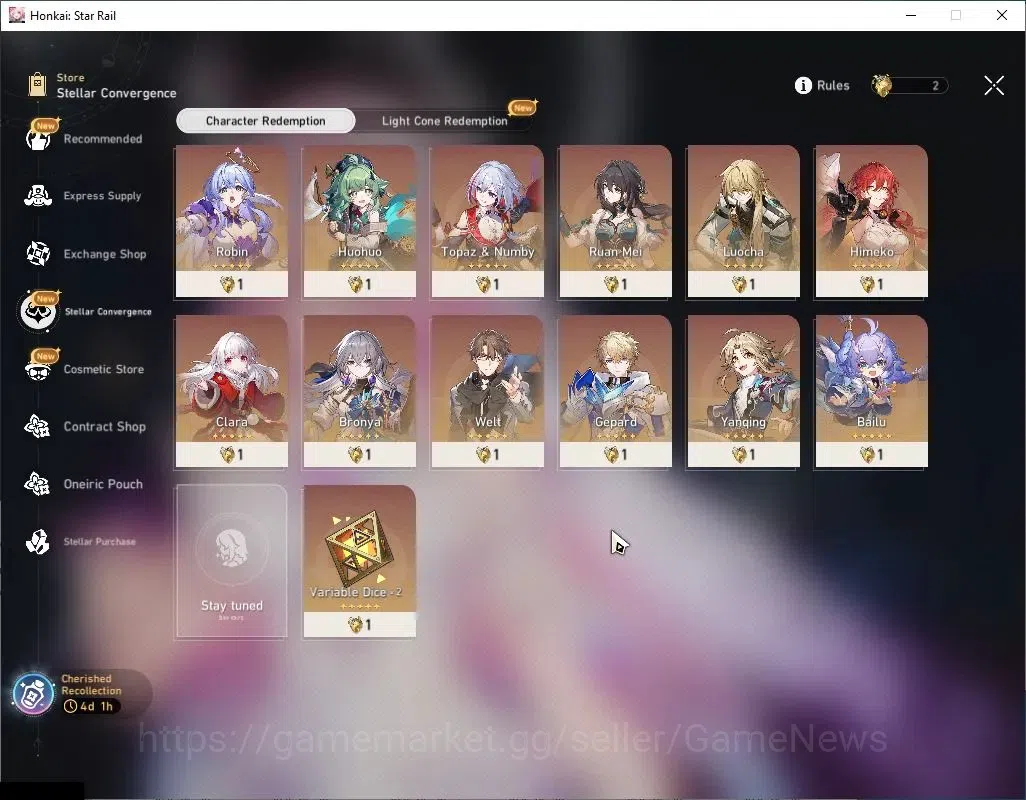 Honkai Star Rail Accounts Asia|TL 64|5 Limited|Cyrene E2+Sign,Sparkle,Yao Gu image 12