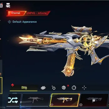 Blood Strike Accounts Rare Skin Asia|Eternal UMP45 Infinite+ 2 Ultra Origin12-ThunderClaw,MCX Meltdown|1 Legendary M4A1+5
